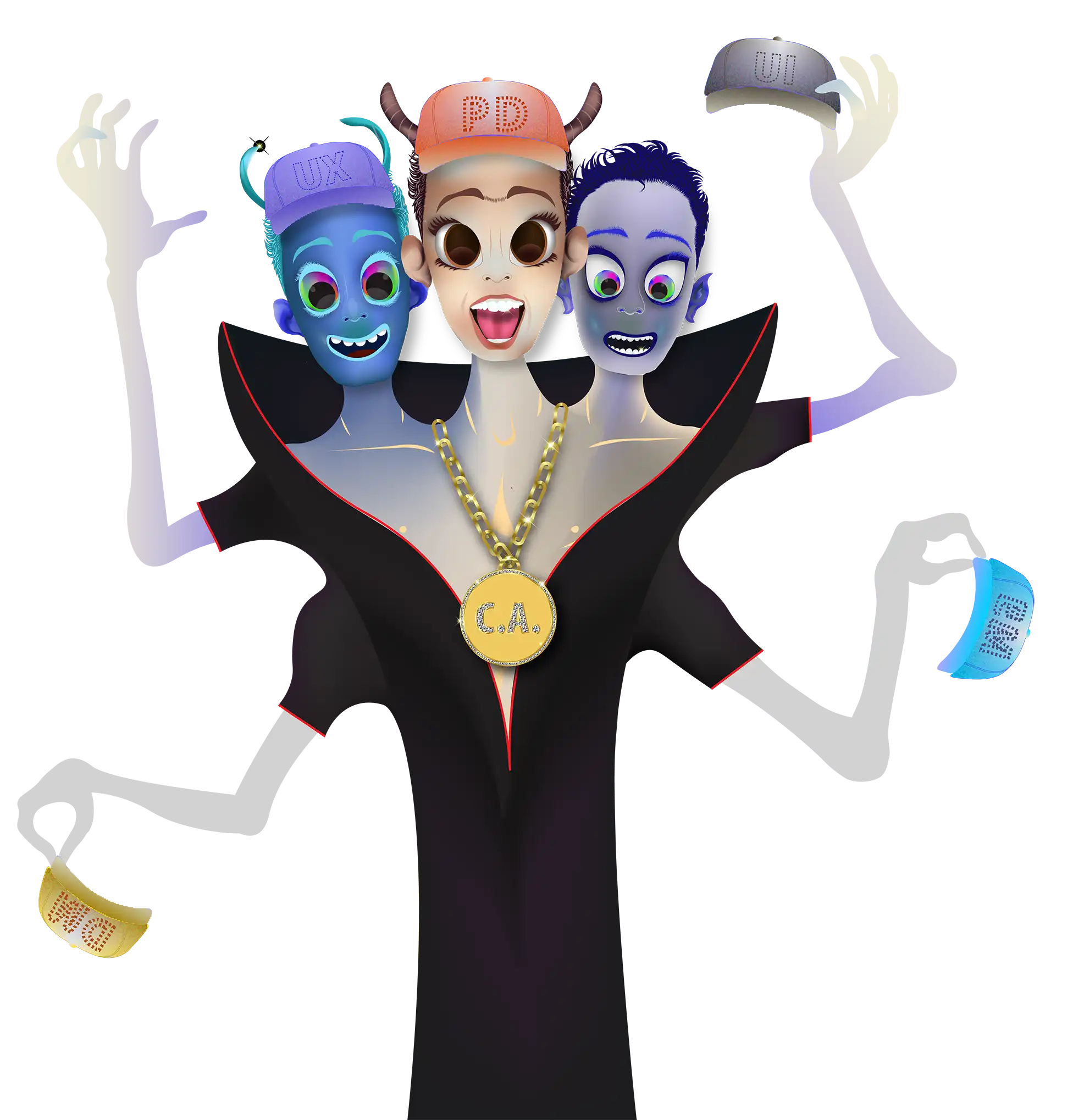 Moji as monster